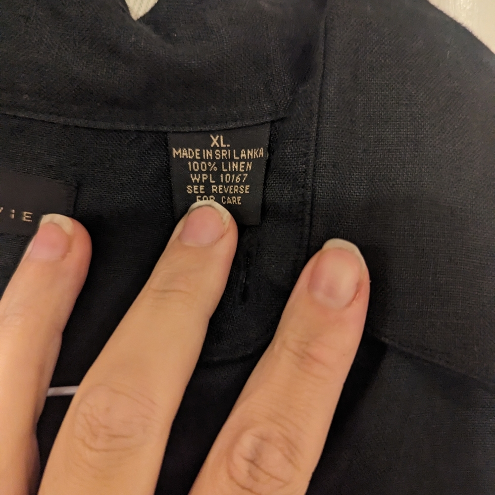 Black Italian Linen